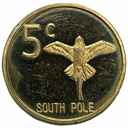 Антарктида, Южный полюс 5 центов 2013 г.