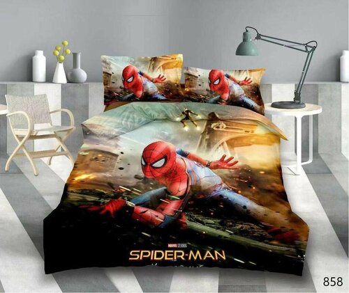 Детское постельное белье Winni Человек-паук Битва