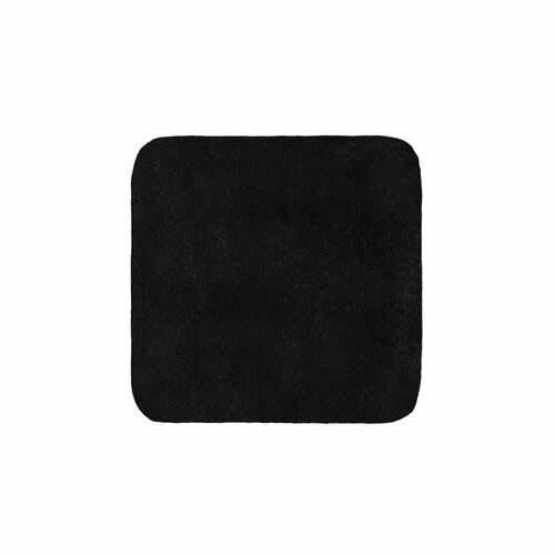 Термозаплатка BLITZ квадрат, кожзам, замша, 8х8 см, 4 шт, цвет 01 кожзам черный