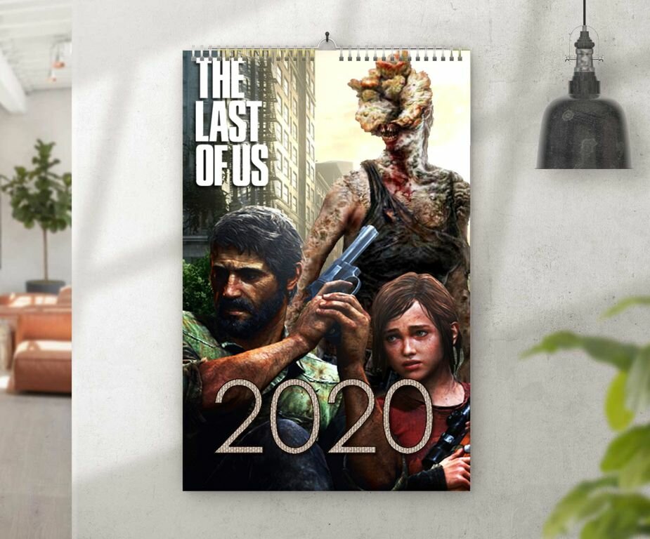 Перекидной календарь на 2020 год одни из НАС, THE LAST OF US №17, А3
