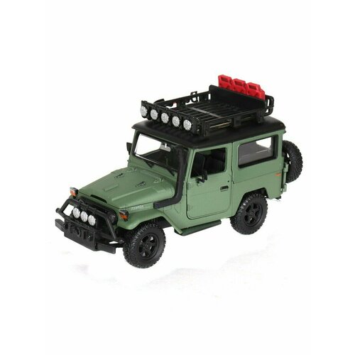 Модель машины Motormax 1/24 Off-Road Truck - Toyota FJ40, зеленый, 1 шт. модель машины off road truck 1979 ford f 150 custom pickup 1 24 79138