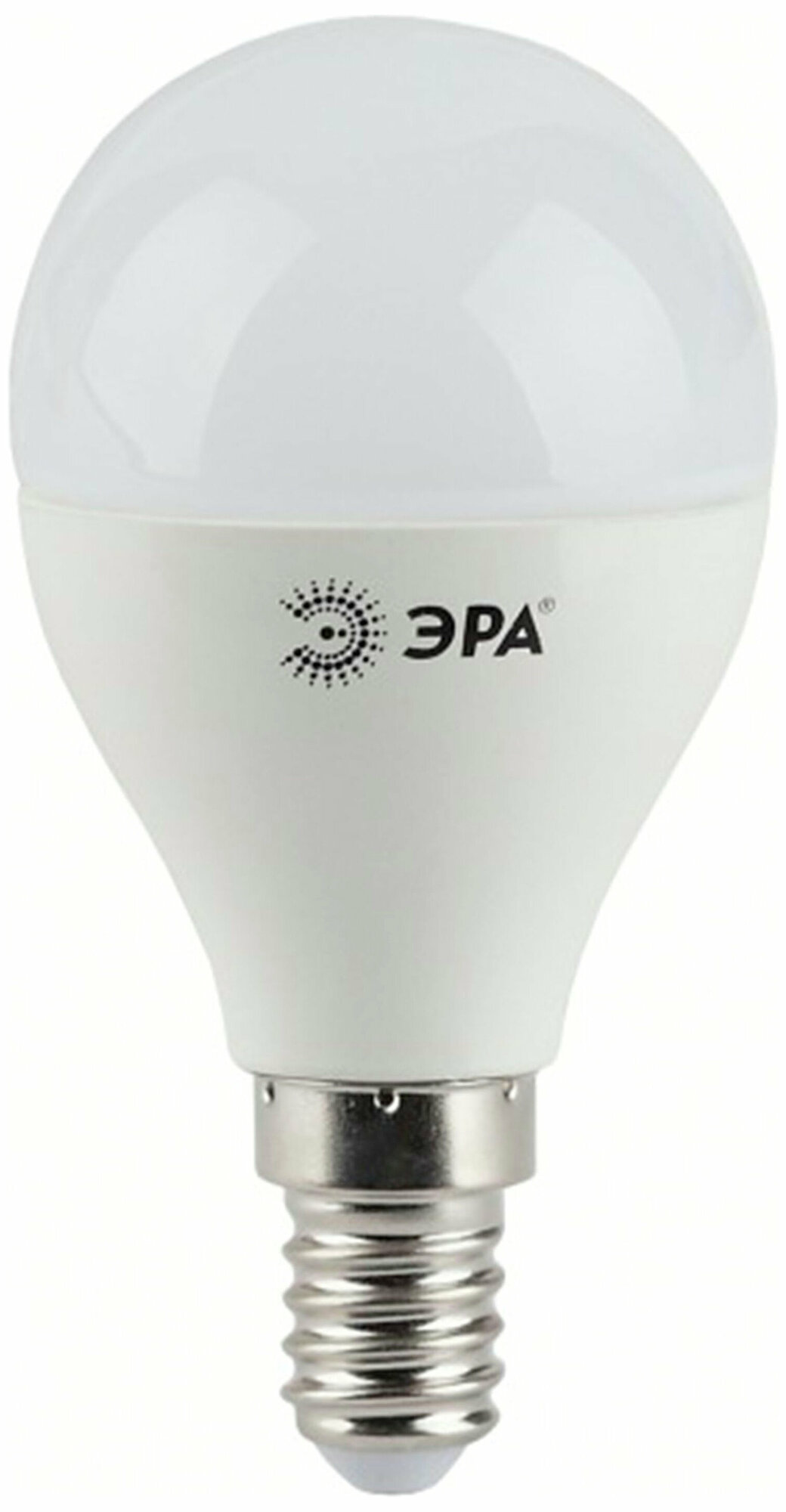 Светодиодная лампа ЭРА P45 E14 9 Вт 720 лм 4000 К шар