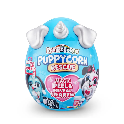 9261SQ2 Мягкая игрушка ZURU Плюш 19 см Rainbocorns Puppycorn Surprise серебристый 1598₽
