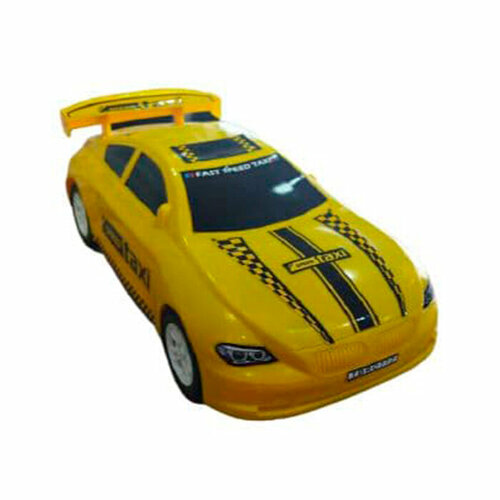машинка игрушечная такси нордик желтый 1 упаковка Автомобиль Такси инерц. TB-104