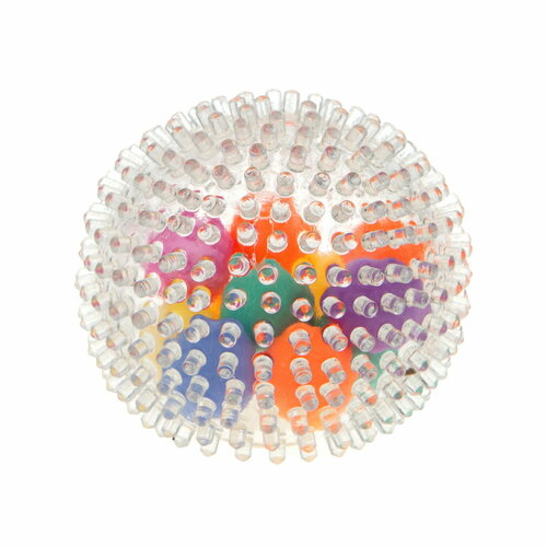 Игрушка-антистресс 1toy Жмяка игольчатый с большими разноцветными шариками 6,5 см игрушка антистресс 1toy жмяка шар с разноцветными шариками со светом 7 см 4 вида в ассортименте
