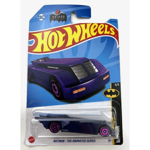 Hot Wheels Машинка базовой коллекции BATMAN: THE ANIMATED SERIES сиреневая 5785/HKH00