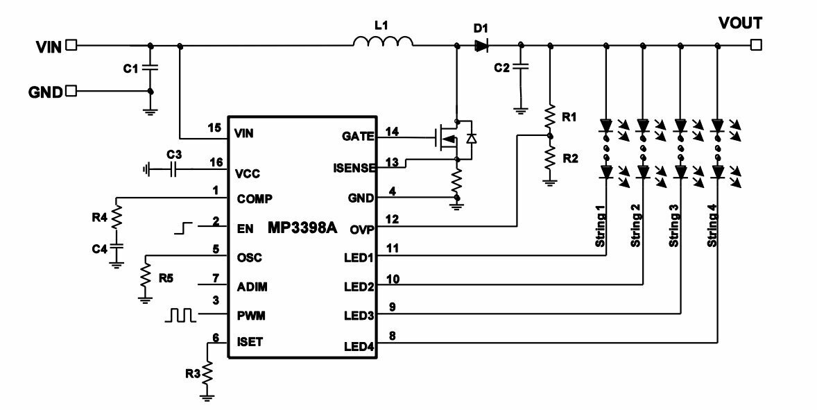 Микросхема MP3398AGS SOIC16