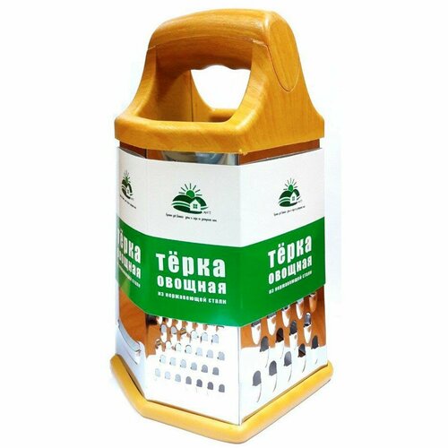 Терка из нержавеющей стали 6-гранная 22х145 см 3402 672₽