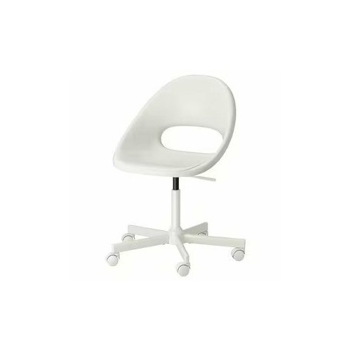 Рабочий стул, белый, Икеа Лобергет / Мальскэр, Ikea Loberget / Malskär