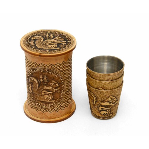 Набор стопок в футляре маленький 