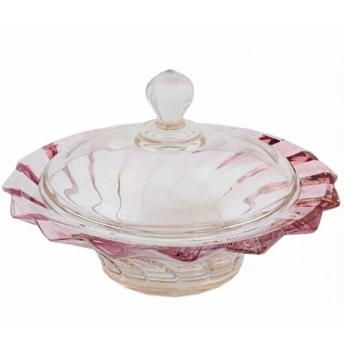 Конфетница с крышкой 21 см красная R-G 7002₽