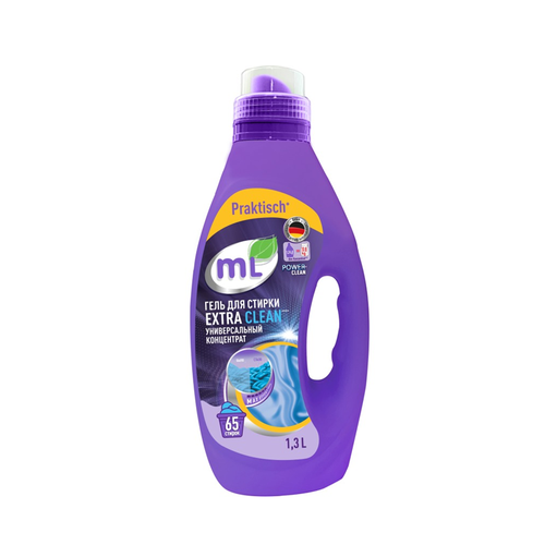 Гель для стирки универсальный концентрат mL Extra Clean 1,3 л