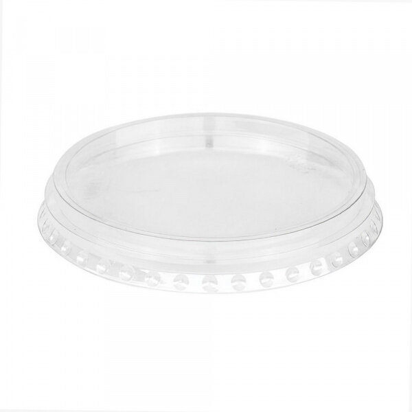 Крышка 50шт к стаканчику d 95 мм прозрачная  Крышка одноразовая ПЭТ Полиэр 50 штук