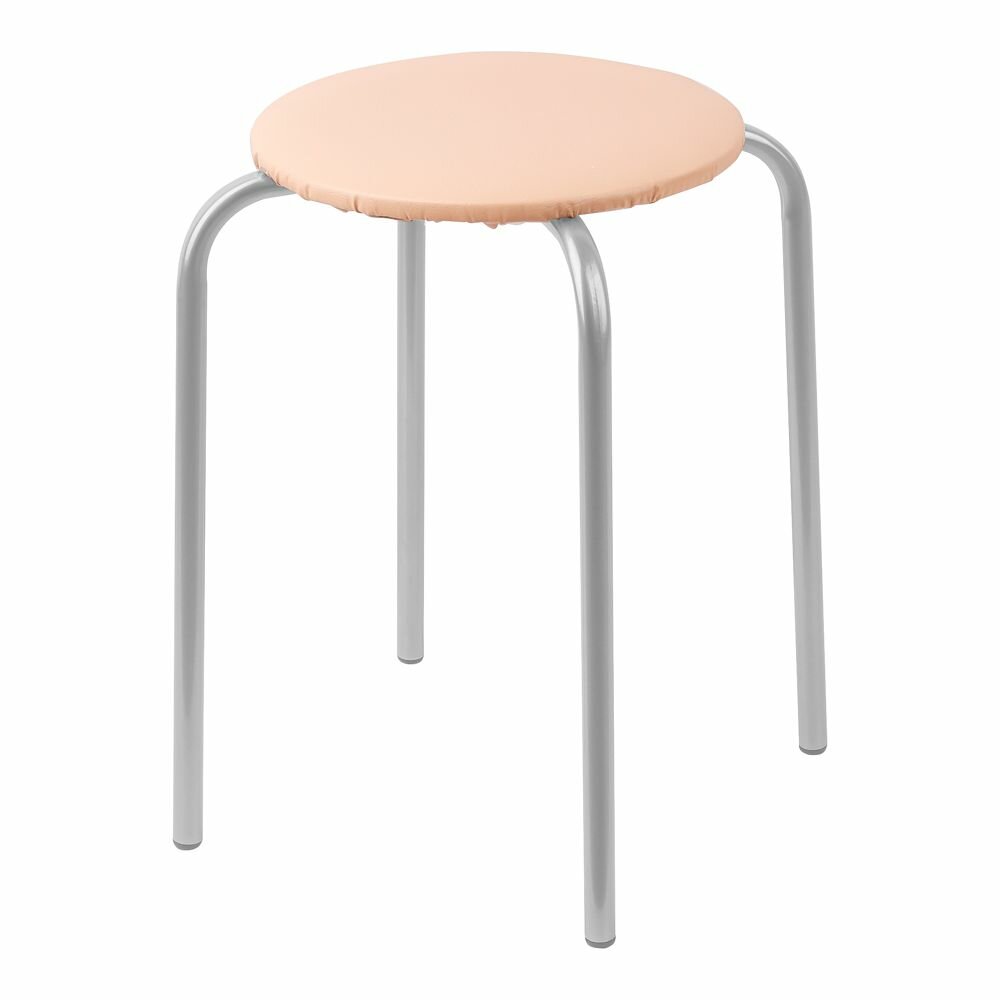 фото НИКА Табурет, металл, МДФ, мягкое сиденье, h47см, d29см, ТБ3