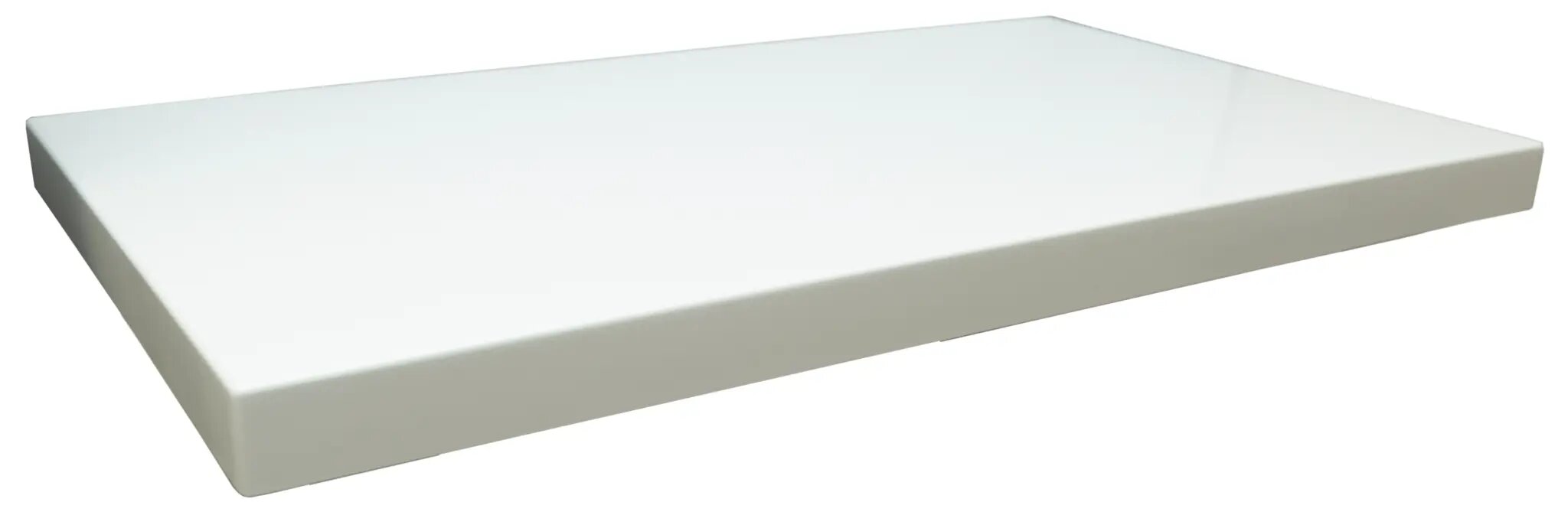 фото Столешница Scandi 47x100x4 см, литьевой мрамор, цвет белый