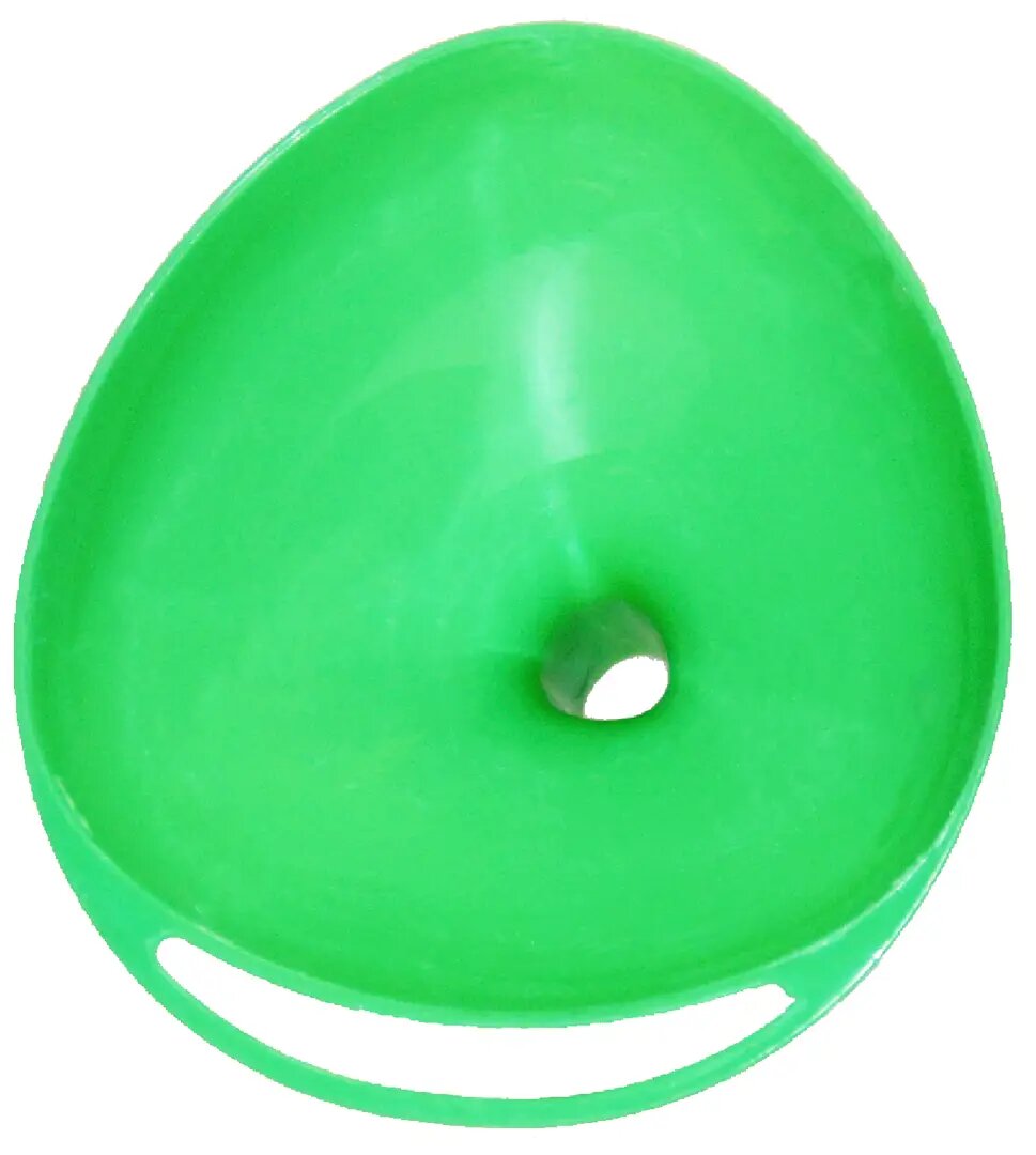 Воронка большая 16.5 см пластик зеленый