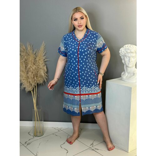 фото Халат , размер 46, синий lovin