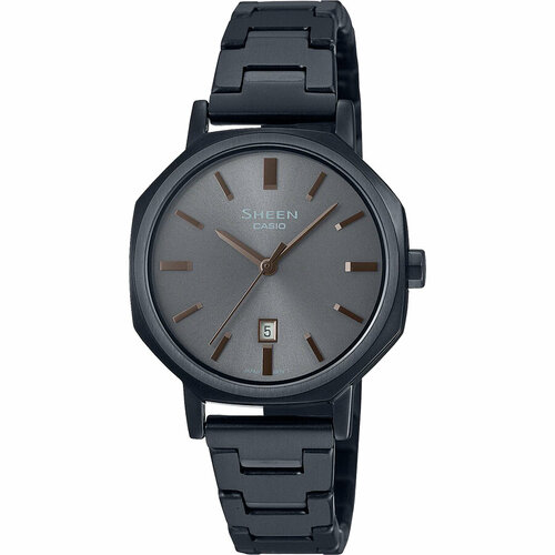 Наручные часы CASIO SHE-4554BD-8A, серый, черный