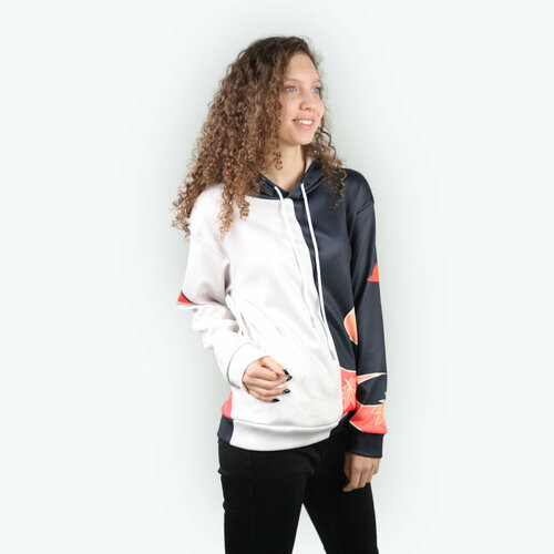 фото Толстовка noname, размер m, белый, черный