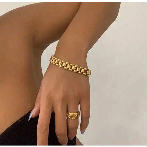 Браслет Azimut C.O. Jewelry AND Accessories, 1 шт., размер 21 см, размер one size, золотистый