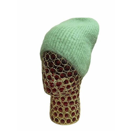 фото Шапка scandza, размер 54/58, зеленый