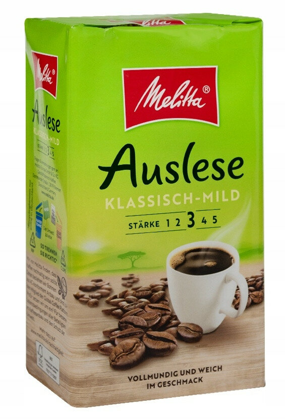 Кофе молотый Melitta Auslese Klassisch Mild 500 г в/у (002117)