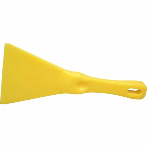 Скребок FBK 110x250мм, цельнолитой пластик желтый 15109-4