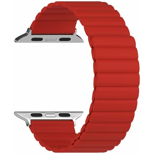 Силиконовый ремешок для Apple Watch 42/44/45 mm LYAMBDA ACRUX DSJ-30-44-RD Red силиконовый ремешок для apple watch 42 44 45 49 mm lyambda acrux dsj 30 44 gy grey yellow