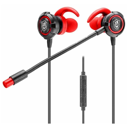 Наушники игровые проводные с микрофоном длина 12м RED 119900₽