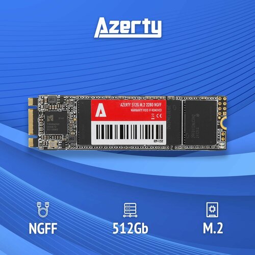 512 Гб Внутренний SSD диск Azerty M.2 2280 NGFF 512G