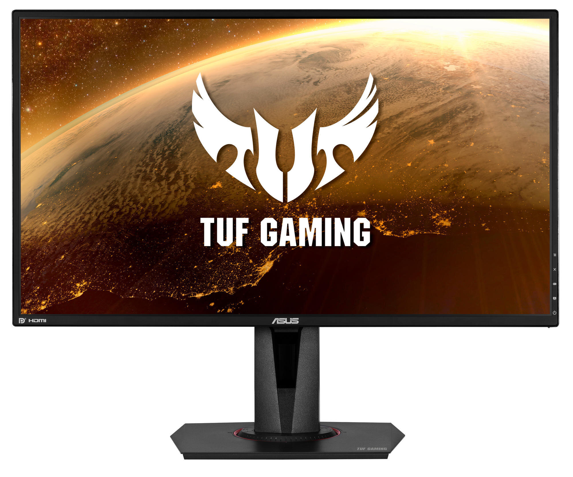 ASUS Монитор Asus 27" TUF Gaming VG27AQ черный IPS LED 1ms 16:9 HDMI M/M матовая HAS Piv 1000:1 350cd 178гр/178гр 2560x1440 165Hz G-Sync FreeSync DP WQ 5.8кг 90LM0500-B01370