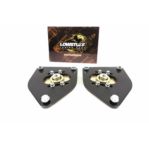 Mini R50, R52, R53 опоры переднего амортизатора с регулировкой развала тюнинг на ШС LOWSTUFF LSCPMINIR50