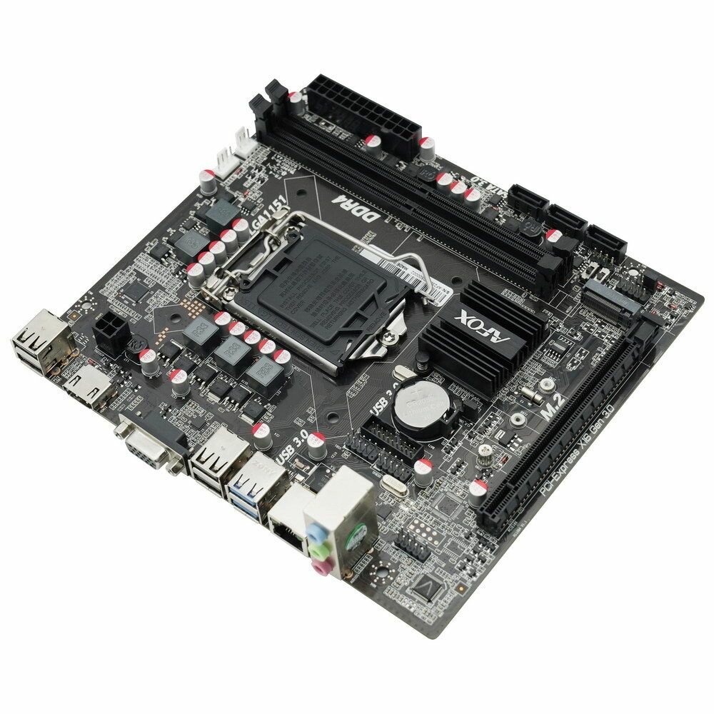 Материнская плата Afox IH110D4-MA5-V2 (LGA1151, mATX)