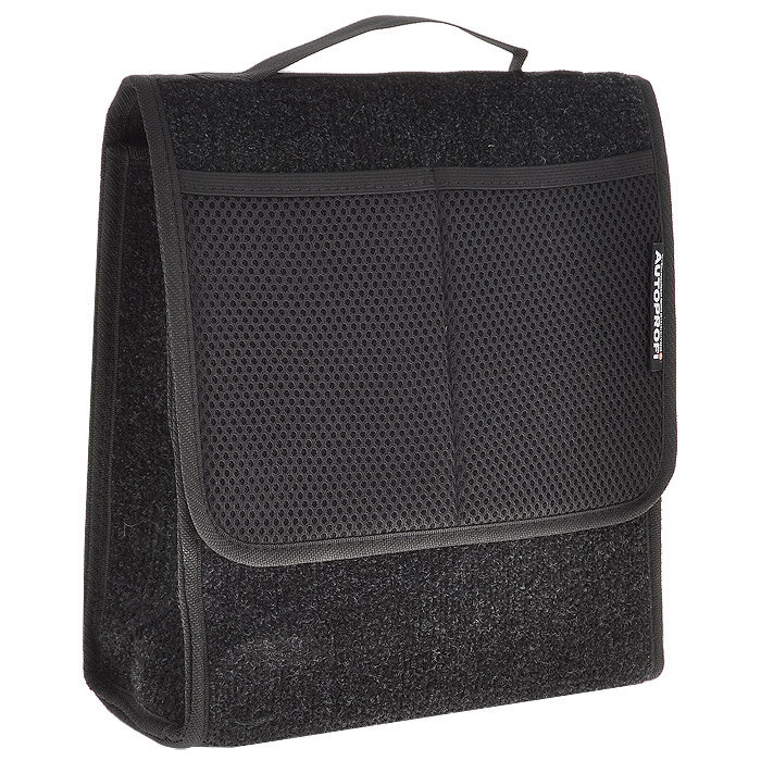 Сумка-органайзер в багажник "Travel", ковролиновая, цвет: черный. ORG-10 BK