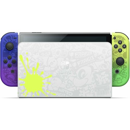 Игровая приставка Nintendo Switch 64 GB – OLED Model Splatoon 3 Special Edition Int'l Version