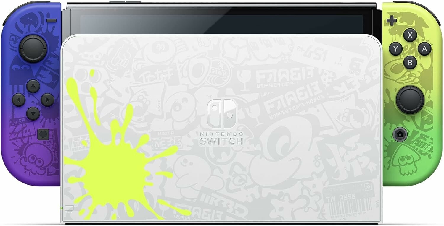 Игровая приставка Nintendo Switch 64 GB – OLED Model Splatoon 3 Special Edition Int'l Version