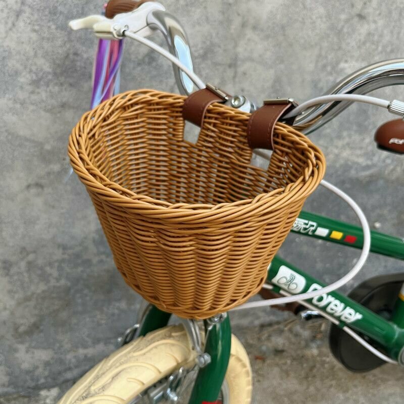 Корзина плетенная для велосипеда/самоката