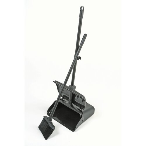 Совок с крышкой и колесами + щетка (комплект) ЭкоКоллекция