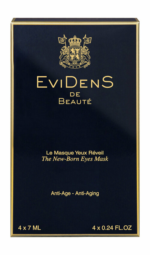 Набор из 4х возрождающих масок для лица Evidens de Beaute The New-Born Eyes Mask