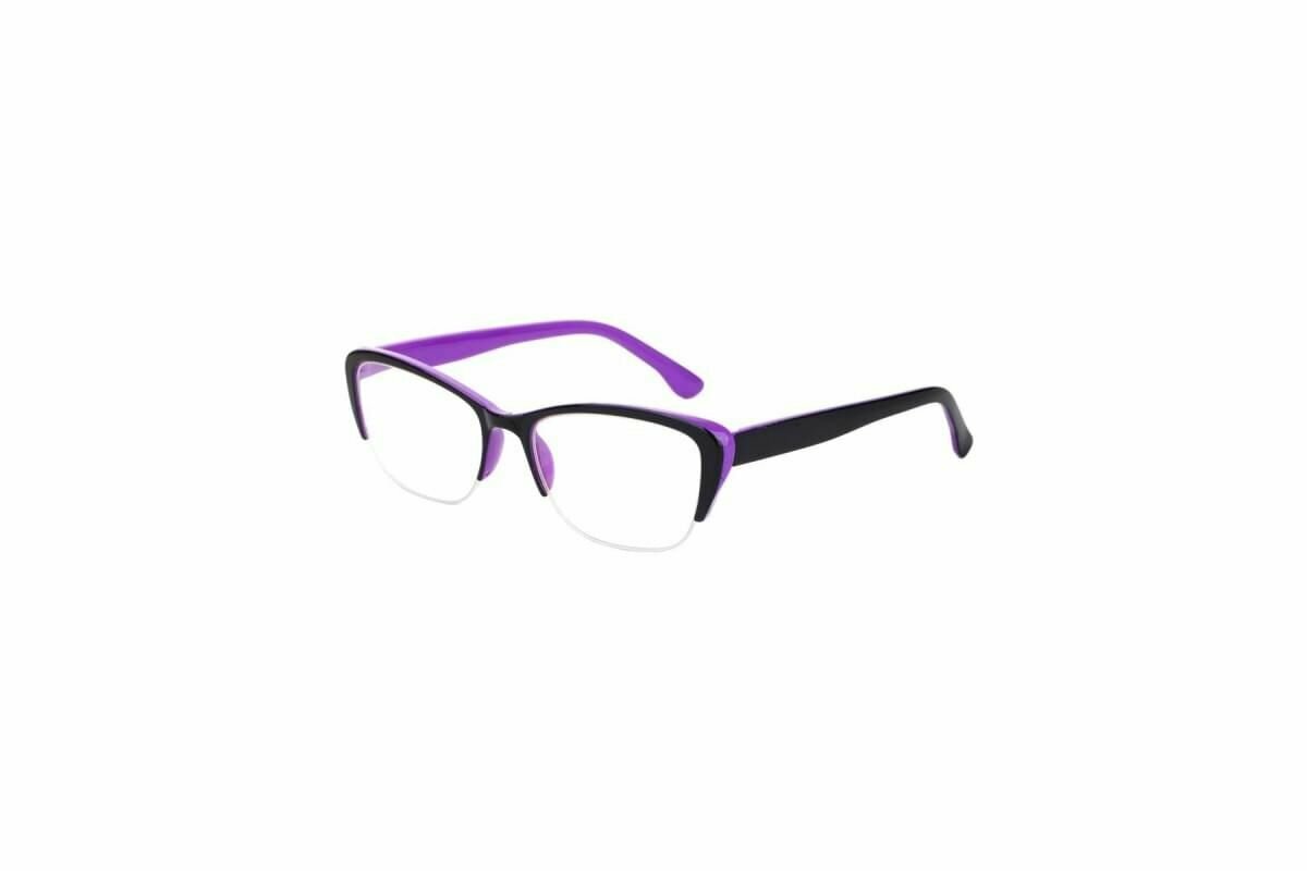 Готовые очки Восток 0057 Фиолетово-черные +3.00