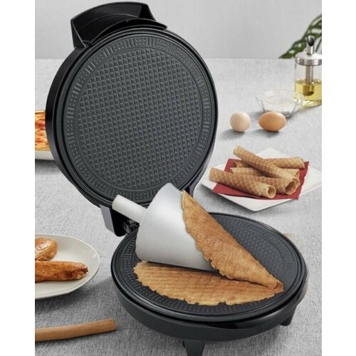 Вафельница электрическая1000 ВТбыстрый нагревдля выпекания тонких вафельblack 258600₽