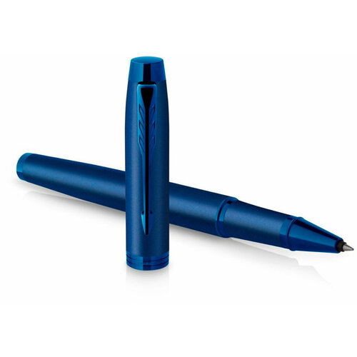 Ручка роллер Parker IM Monochrome T328 (CW2172965) Blue PVD F черн. черн. подар. кор.