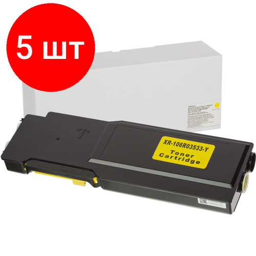 Комплект 5 штук, Картридж лазерный Retech 106R03533 жел. пов. емк. для Xerox C400/C405 картридж xerox 106r03533 желтый