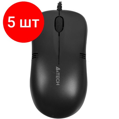 Комплект 5 штук Мышь компьютерная A4Tech V-Track Padless OP-560NU черн оптич 1200dpi3but 433600₽