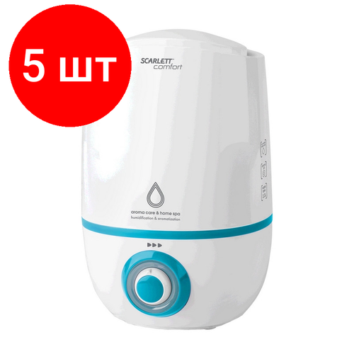 Комплект 5 штук Увлажнитель воздуха SCARLETT SC-AH986M16 23л белый 1599600₽
