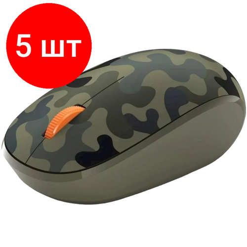 Комплект 5 штук, Мышь компьютерная Microsoft (8KX-00036) Bluetooth/color khaki green