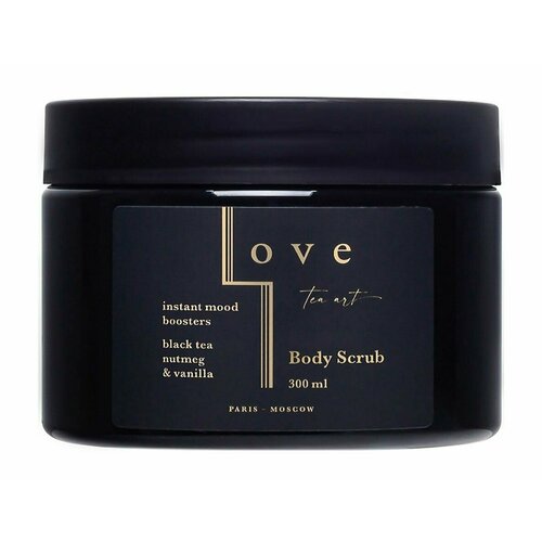 Скраб для тела с ароматом черного чая мускатного ореха и ванили Love Tea Art Body Scrub Wash Black Tea and Nutmeg Vanilla 5594₽