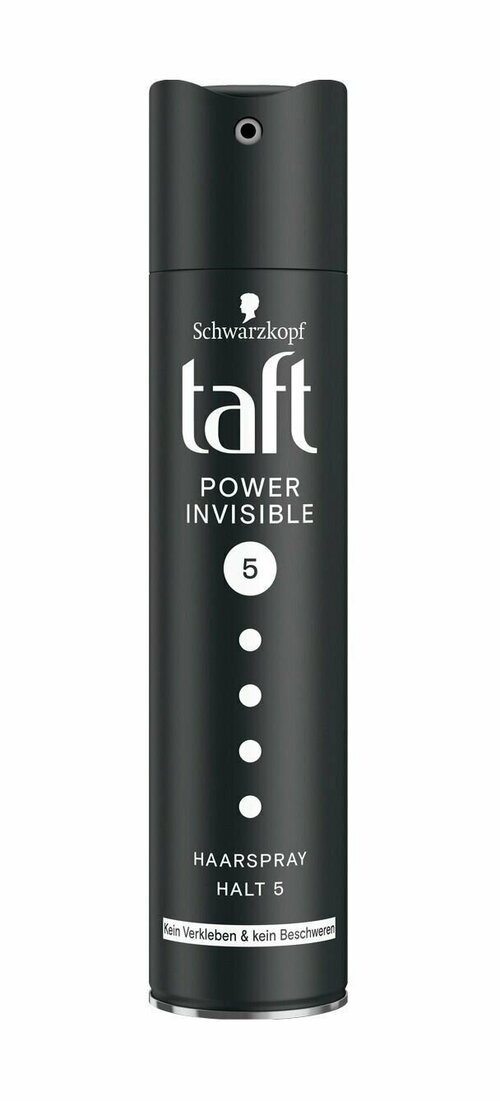 Лак для укладки тонких и истощенных волос Schwarzkopf & Henkel Taft Power Invisible Haarspray Halt 5