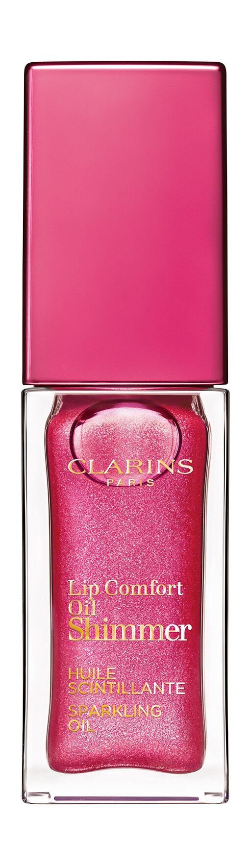 CLARINS Мерцающее масло для губ Lip Comfort Oil Shimmer (04 Pink Lady)