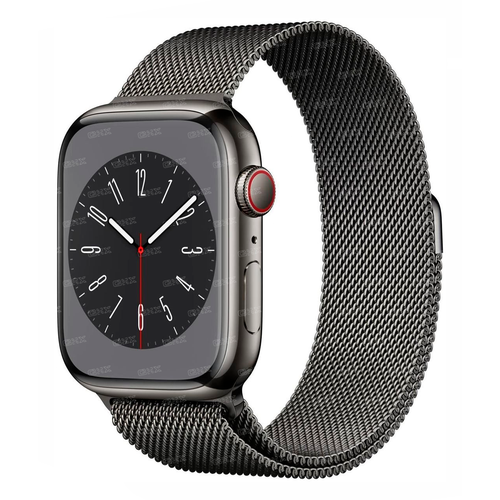 Часы Apple Watch Series 8 41mm Stainless Steel Case GPSCellular Milanese Loop Graphite 8715000₽
